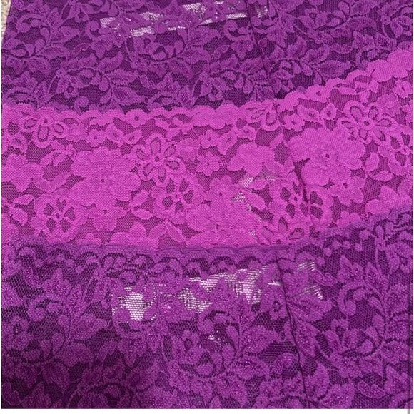 3) NEW hanky panky retro high rise thong lace panties - Picture 4 of 7